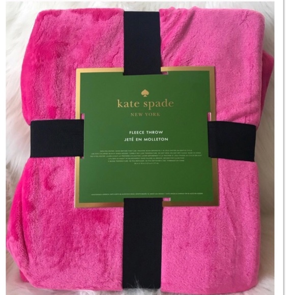 kate spade Accessories - Kate Spade Soft Plush Throw 50”x70” - NWT
